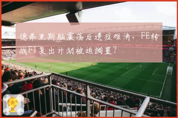 德弗里斯脑震荡后遗症难消,FE转战F1复出计划被迫搁置?